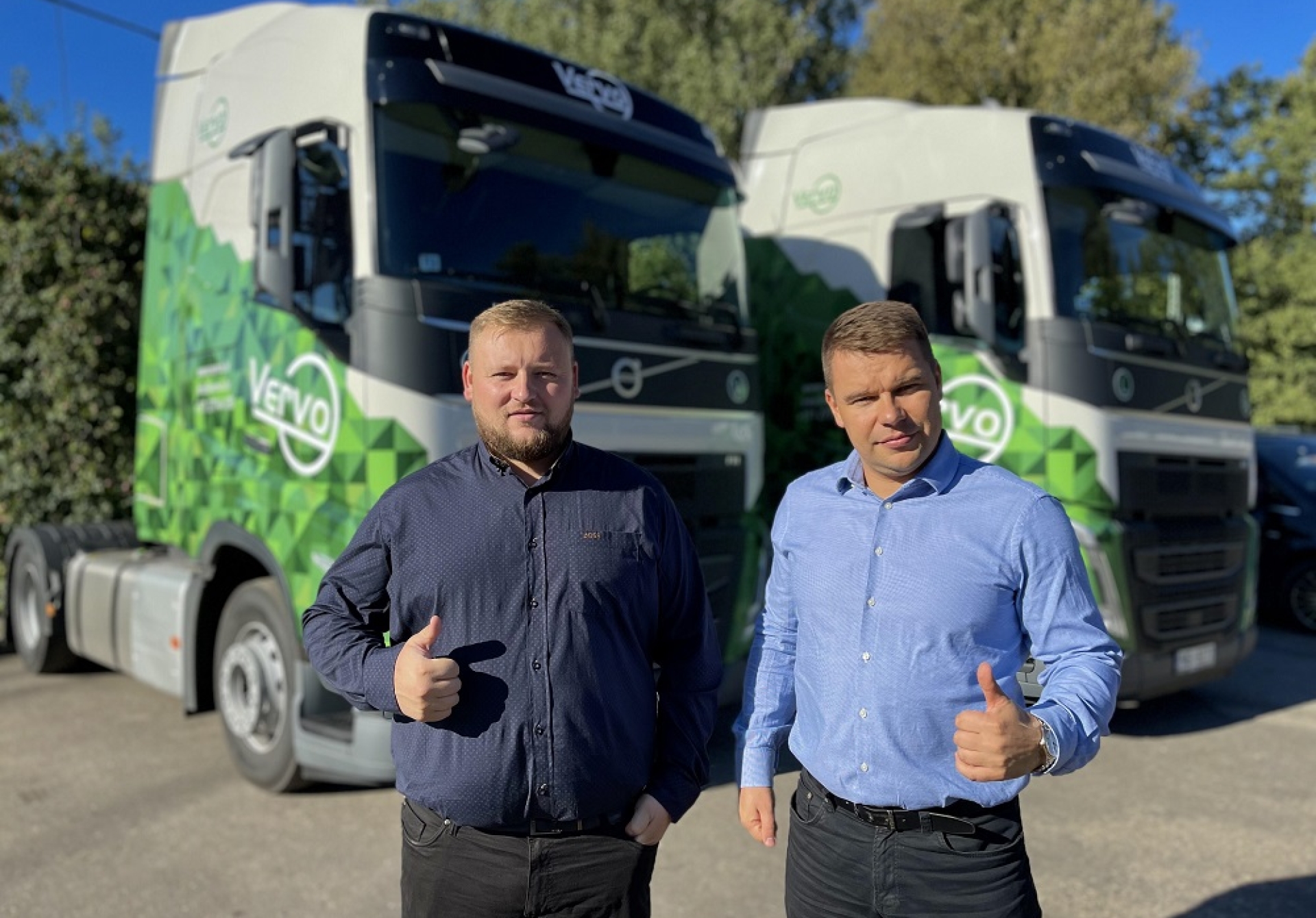 Vervo Auto welcomes two new trucks—a conversation with the company co-owners, Māris Dreimanis and Jānis Zariņš.